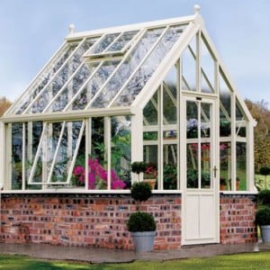 A White Hartley Botanic Greenhouse From The Small Greenhouse Range