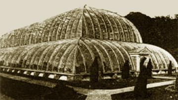 Great Conservatory, Chatsworth, before it was demolished in 1920.