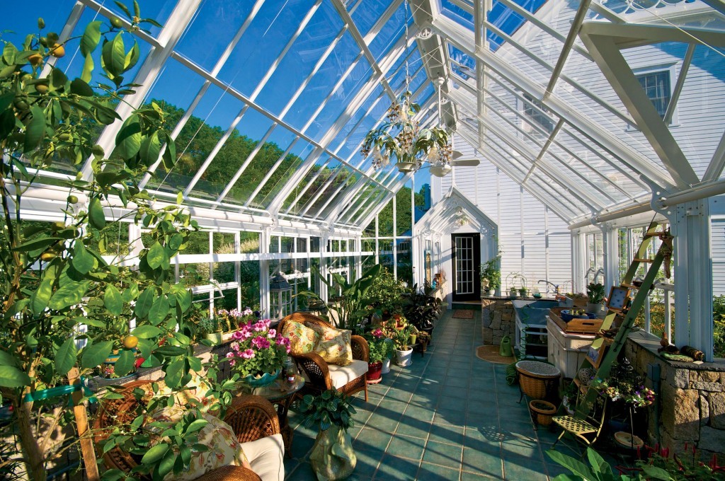 Large botanical conservatory in Amercia