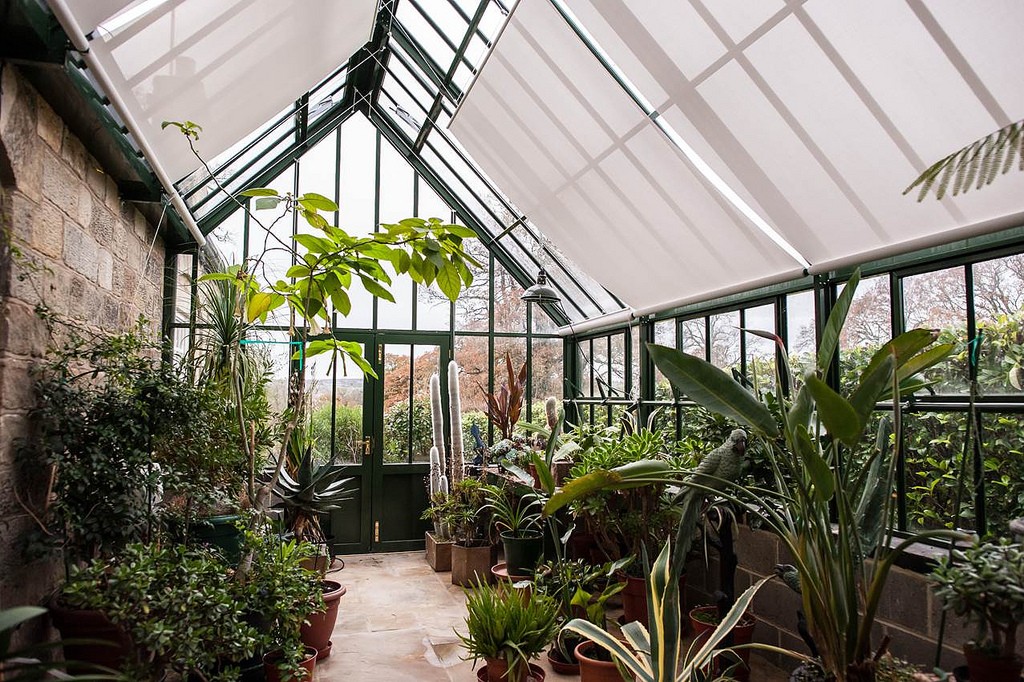 A large botanical conservatory