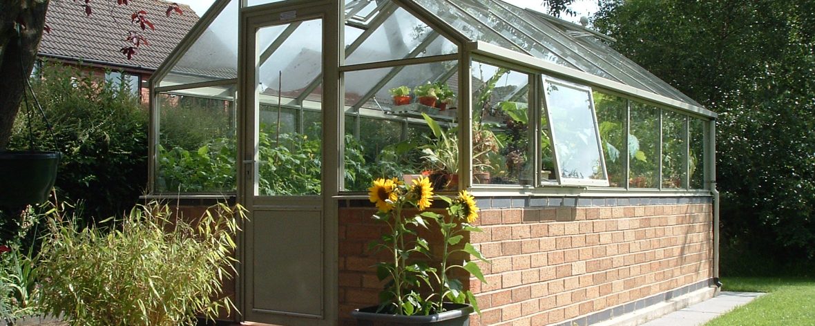 A Green Hartley Botanic 8x8 Tradition 8 Greenhouse