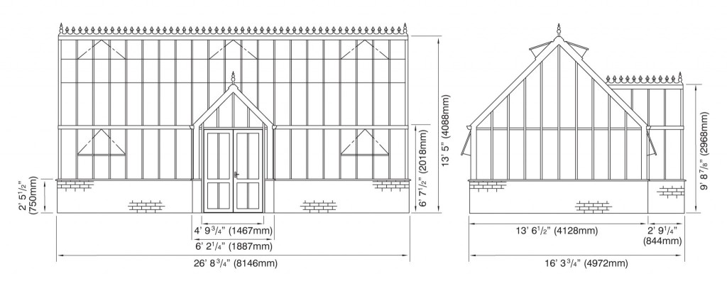 Victorian Manor Elevations