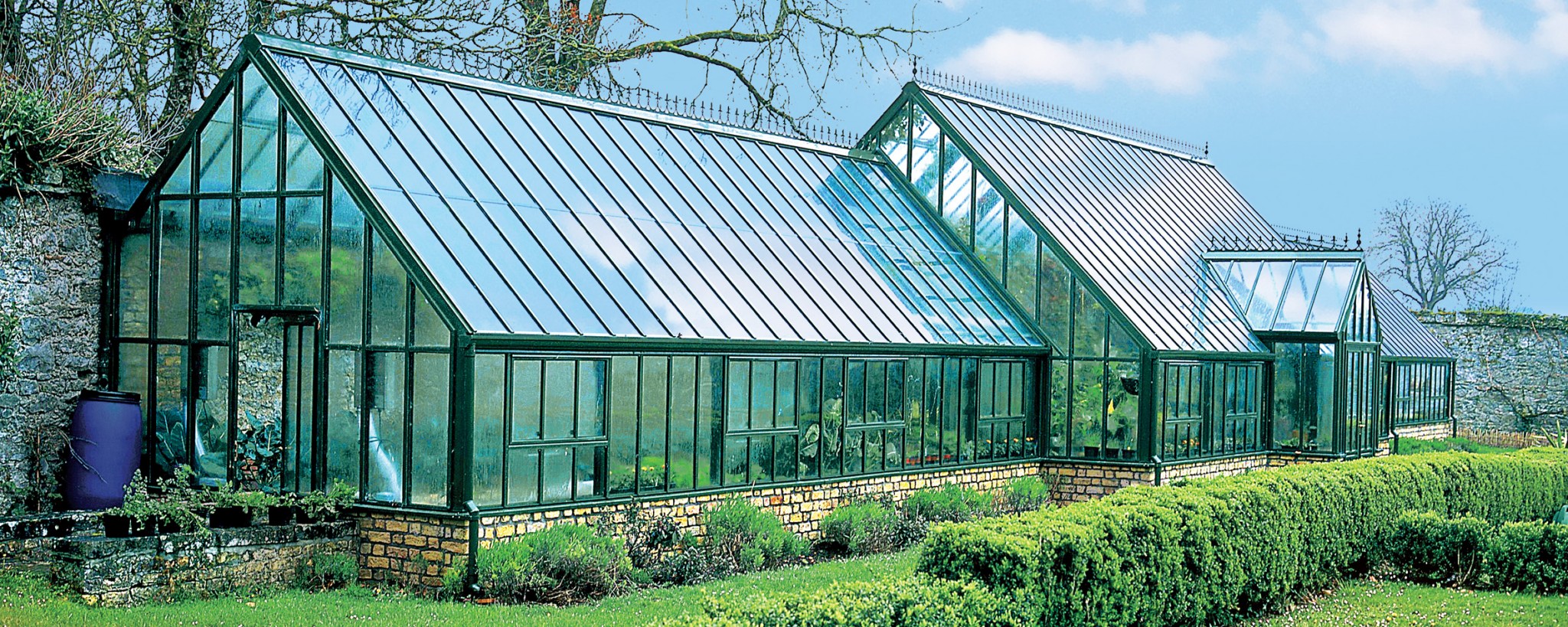 Bespoke Lean to Greenhouse 12 - Hartley Botanic