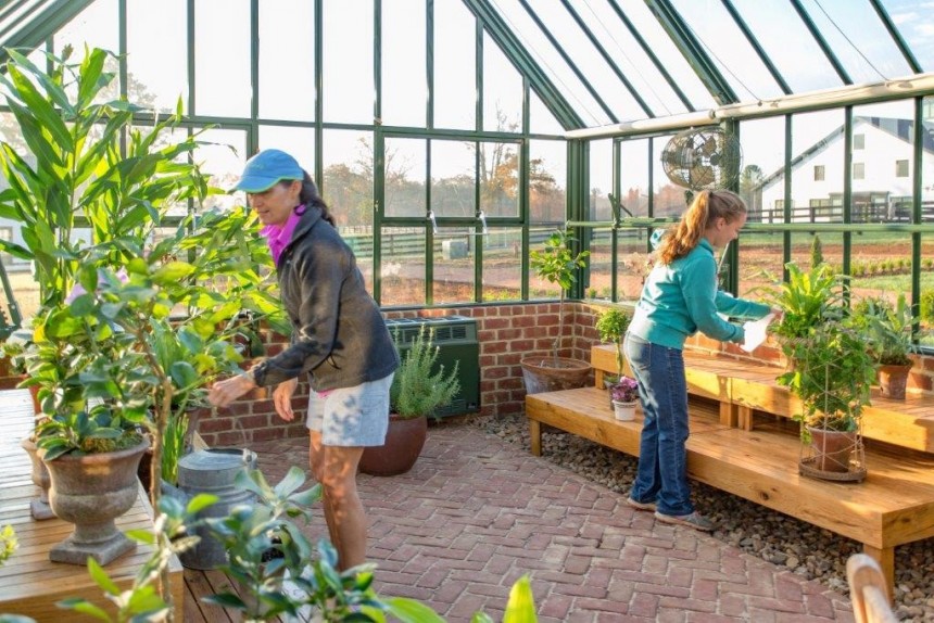 Walkin Greenhouse benefits Hartley Botanic
