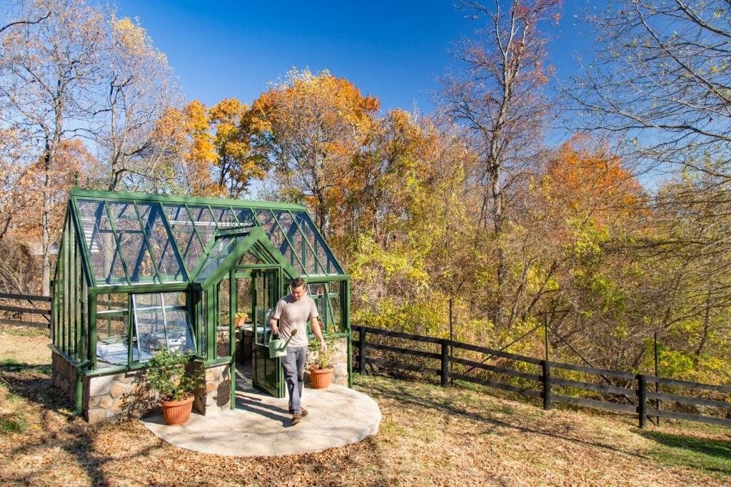 A Hartley custom greenhouse